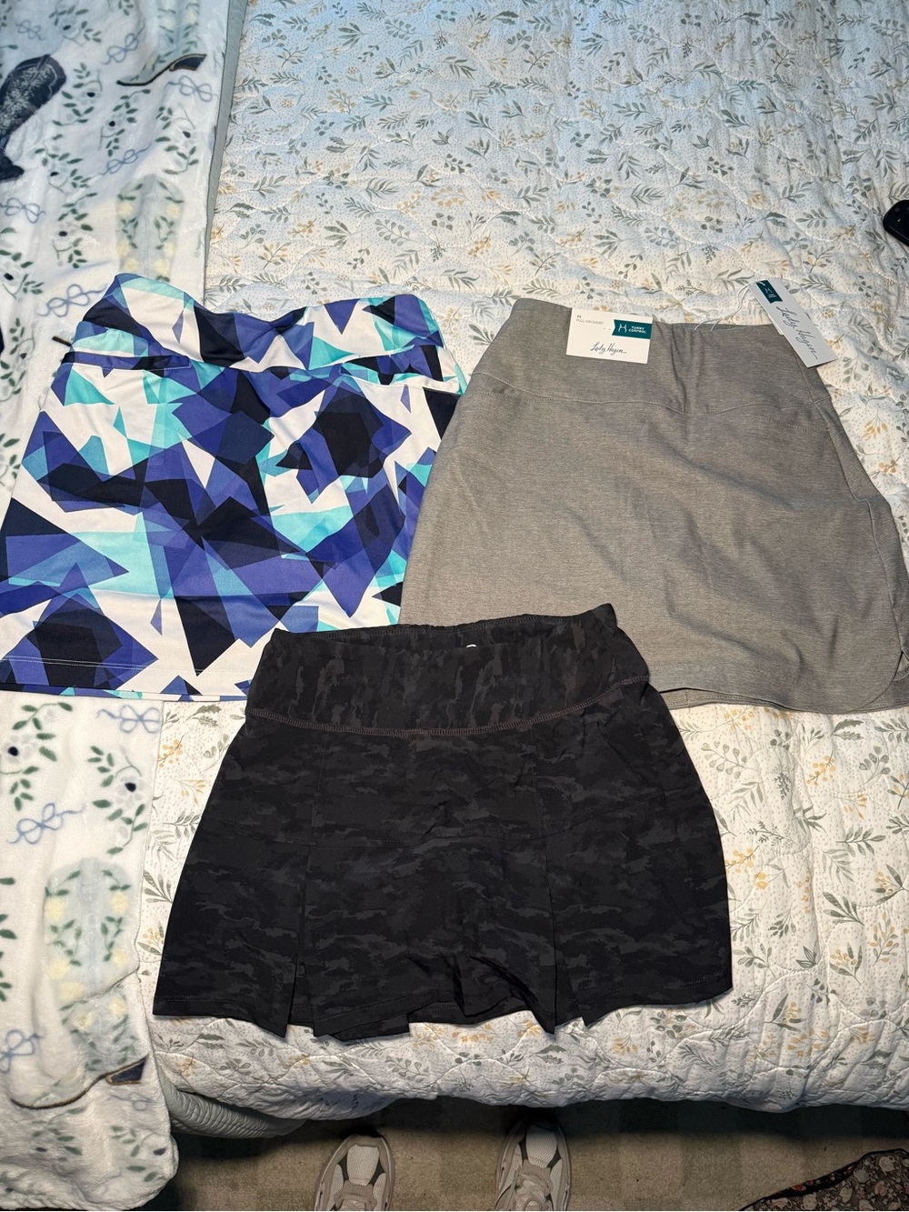 Etonic Black Athletic Skort Trio